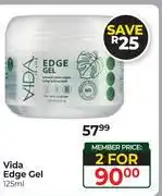 Dis-Chem Vida Edge Gel-For 2 x 125ml offer
