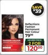Dis-Chem Reflections Fashion Permanent Hair Coloue-For 2 offer