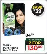 Dis-Chem Vatika Pure Heena Hair Colour-For 2 offer