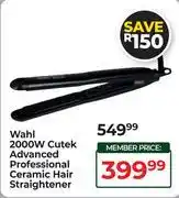 Dis-Chem Wahl 2000W Cutek Advanced Professional Ceramic Hair Straightener offer
