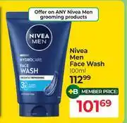 Dis-Chem Nivea Men Face Wash-100ml offer