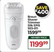 Dis-Chem Braun Shaver Trimmer Silk EP15 SES-011 offer