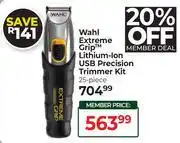 Dis-Chem Wahl Extreme Grip Lithium-Ion USB Precision Trimmer Kit (25 Piece) offer