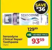 Dis-Chem Sensodyne Clinical Repair Toothpaste-75ml offer