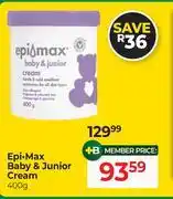Dis-Chem Epi-Max Baby & Junior Cream-400g offer