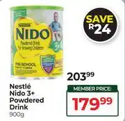 Dis-Chem Nestle Nido 3+ Powdered Drink-900g offer