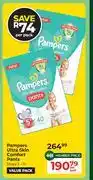 Dis-Chem Pampers Ultra Skin Comfort Pants (Sizes 3-6)-Per Pack offer