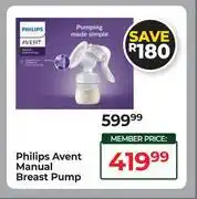 Dis-Chem Philips Avent Manual Breast Pump offer