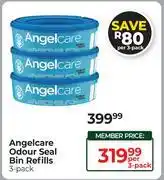 Dis-Chem Anglecare Odour Seal Bin Refills (3 Pack)-Per 3 Pack offer