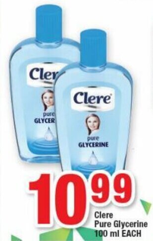 Clere Pure Glycerine 100ml