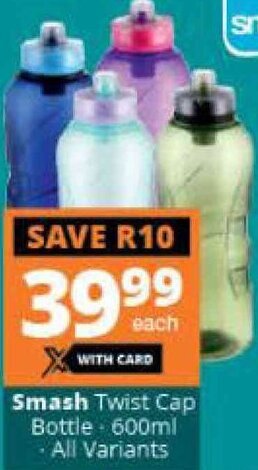 Smash Twist Cap Bottle 600ml