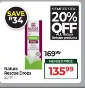Dis-Chem Natura Rescue Drops-25ml offer