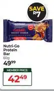 Dis-Chem Nutri-Go Protein Bar-60g offer