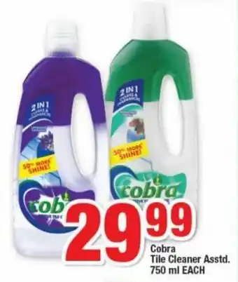 OK Foods Cobra Tile Cleaner 750ml offer