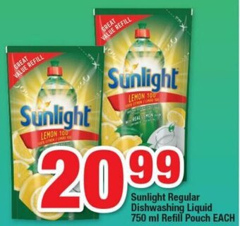 OK Foods Sunlight Regular Dishwashing Liquid 750ml offer