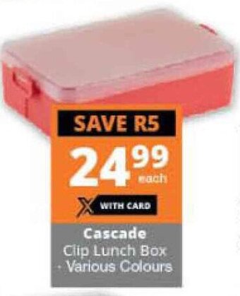 Cascade Clip Lunch Box