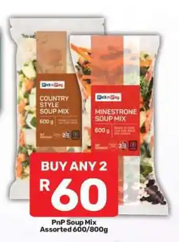 Pick n Pay PnP Soup Mix Assorted 600 800g offer