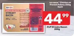 Pick n Pay PnP Streaky Bacon 200g offer