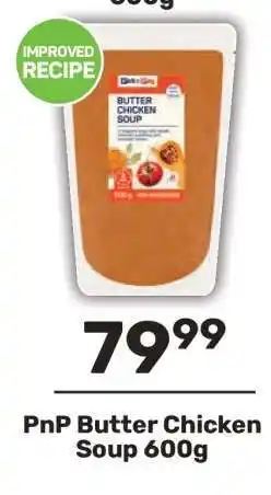 Pick n Pay PnP Butter Chicken Soup 600g offer