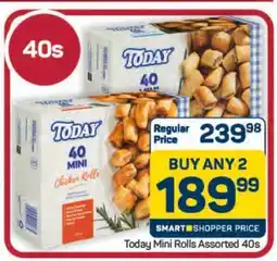 Pick n Pay Hypermarket Today Mini Rolls Assorted 40s offer