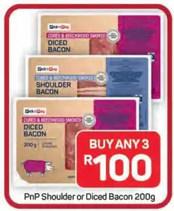 Pick n Pay Hypermarket PnP Shoulder or Diced Bacon 200g offer