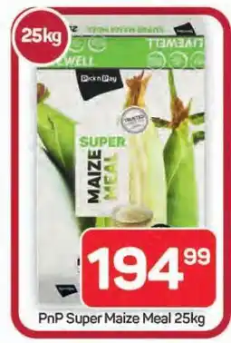 Pick n Pay Hypermarket PnP Super Maize Meal 25kg offer