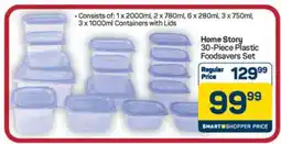 Pick n Pay Hypermarket Home Story 30-Piece Plastic Foodsavers Set offer