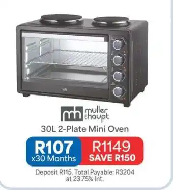 Muller haupt 30L 2-Plate Mini Oven