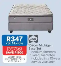 OK Furniture 152cm Michigan Base Set offer