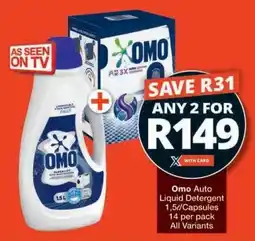 Checkers Omo Auto Liquid Detergent offer