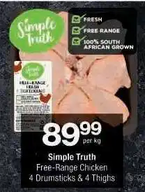Checkers Simple Truth Free-Range Chicken offer