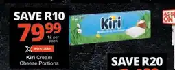 Checkers Kiri Cream Cheese Portions offer