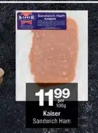 Checkers Kaiser Sandwich Ham offer