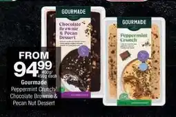 Checkers Gourmade Peppermint Crunch/Chocolate Brownie & Pecan Nut Dessert offer