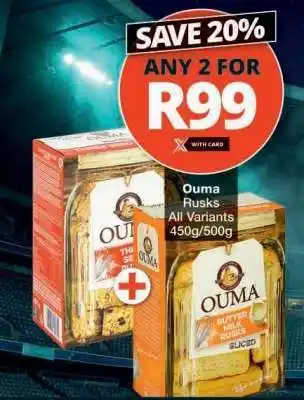 Checkers Ouma Rusks offer