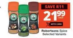 Checkers ROBERTSONS SPICE offer