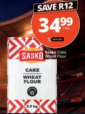 Checkers Sasko Cake Wheat Flour offer