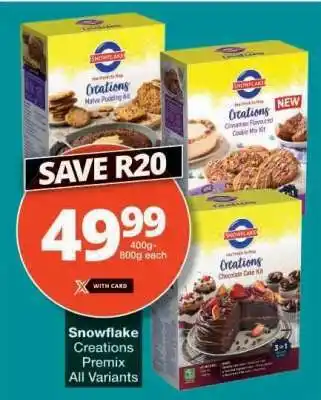 Checkers Snowflake Creations Premix All Variants offer