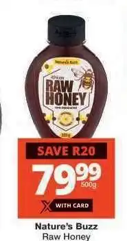 Checkers Nature's Buzz Raw Honey offer