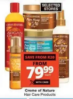 Checkers Creme of Nature Hair Care Products offer