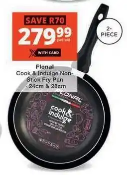 Checkers Flonal Cook & Indulge Non-Stick Fry Pan offer
