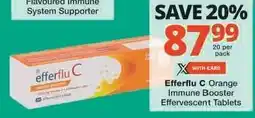 Checkers Efferflu C Orange Immune Booster Effervescent Tablets offer