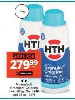 Checkers HTH Mineralsoft Granular+ Chlorine offer