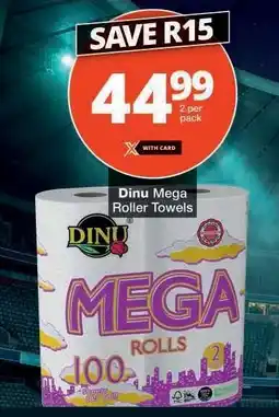 Checkers Dinu Mega Roller Towels offer
