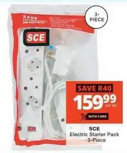 Checkers SCE Electric Starter Pack offer