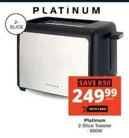 Checkers Platinum 2-Slice Toaster offer