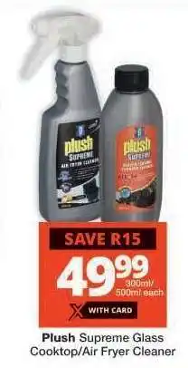 Checkers Plush Supreme Glass Cooktop/Air Fryer Cleaner offer