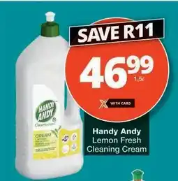 Checkers Handy Andy Lemon Fresh Cleaning Cream offer