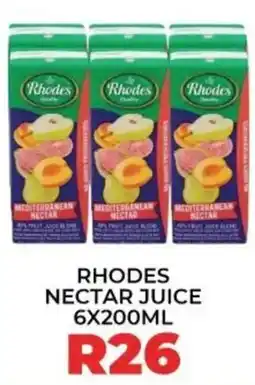1UP Rhodes nectar juice offer