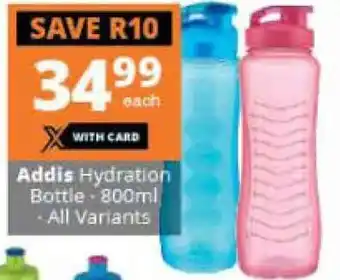 Checkers Addis Hydration Bottle 800ml offer